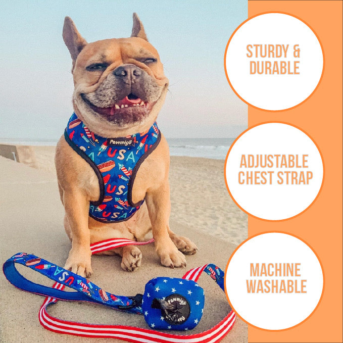 Polka Dog Reversible Harness