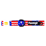USA patriotic stars and stripes dog cooling bandana