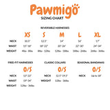 Sizing Chart for Pawmigo